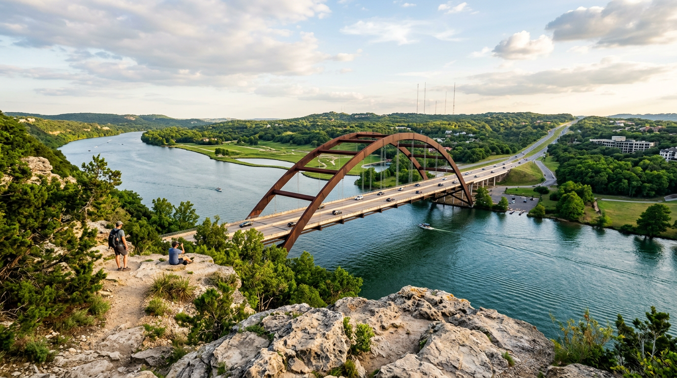 360 Pennybacker Bridge over Lake Austin